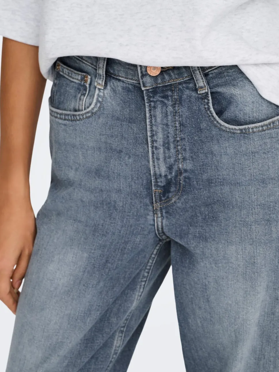 ONLHOPE Taille haute Wide Leg Fit Jeans
