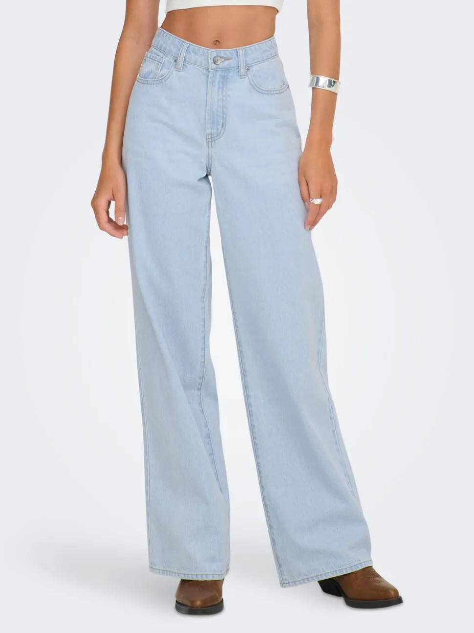 ONLHOPE Taille haute Wide Leg Fit Jeans