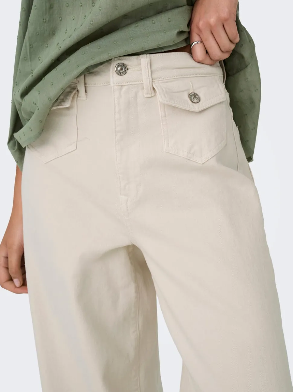 ONLHOPE Taille haute Wide Leg Fit Jeans