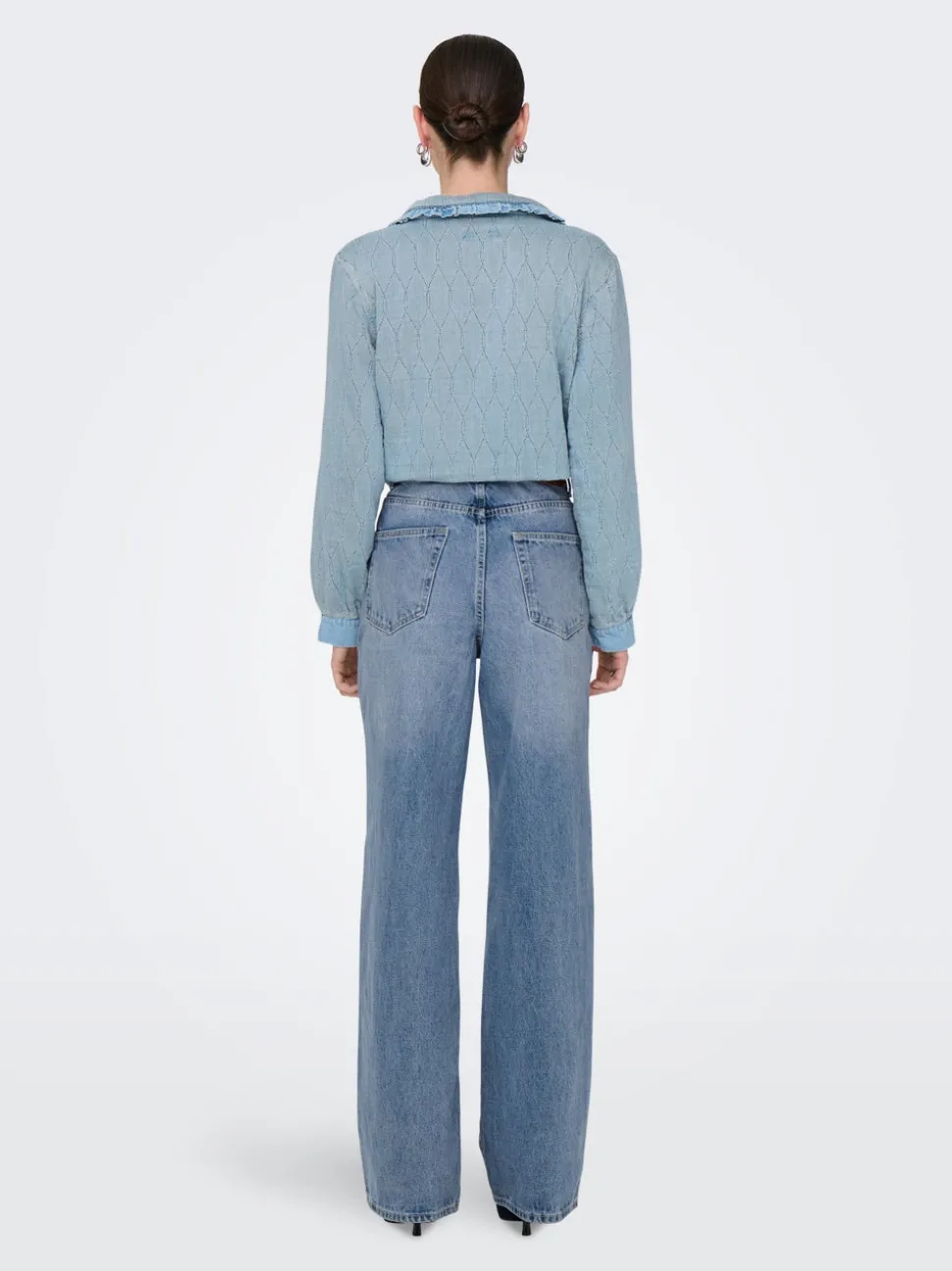 ONLHOPE Taille haute Wide Leg Fit Jeans