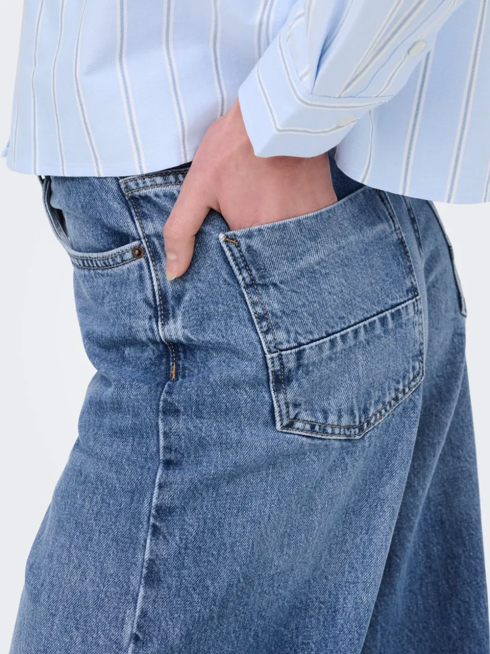 ONLHOPE Taille haute Wide Leg Fit Jeans