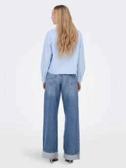 ONLHOPE Taille haute Wide Leg Fit Jeans