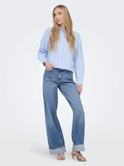 ONLHOPE Taille haute Wide Leg Fit Jeans