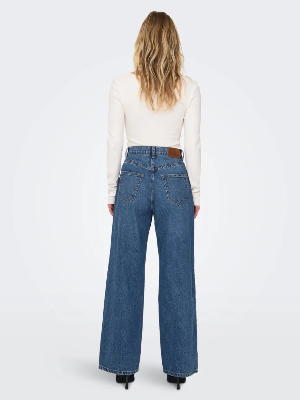 ONLHOPE Taille haute Wide Leg Fit Jeans
