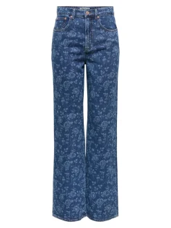 ONLHOPE Taille haute Wide Leg Fit Longueur cheville Jeans