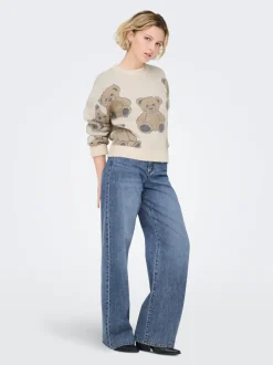 ONLHOPE Taille moyenne Wide Leg Fit Jeans