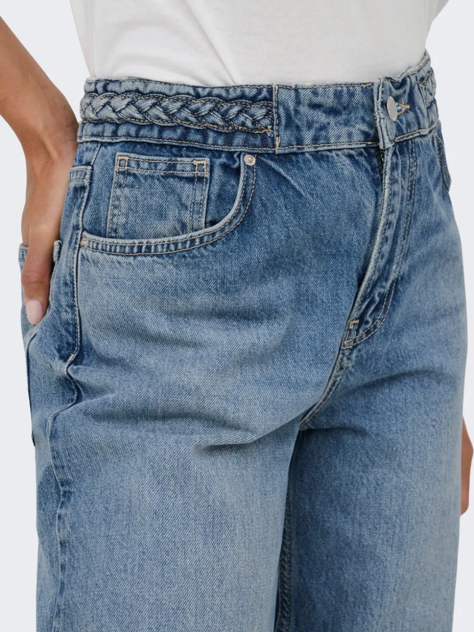 ONLHOPE Taille haute Wide Leg Fit Jeans