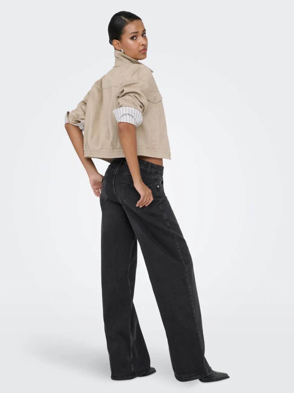 ONLHOPE Taille haute Wide Leg Fit Jeans