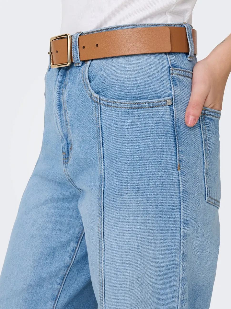 ONLHOPE Taille haute Wide Leg Fit Jeans