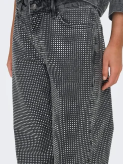 ONLHUDSON Taille moyenne Wide Leg Fit Jeans