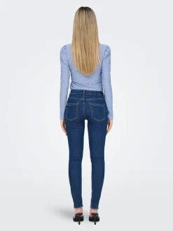 ONLHUSH Taille moyenne Skinny Fit Longueur cheville Jeans
