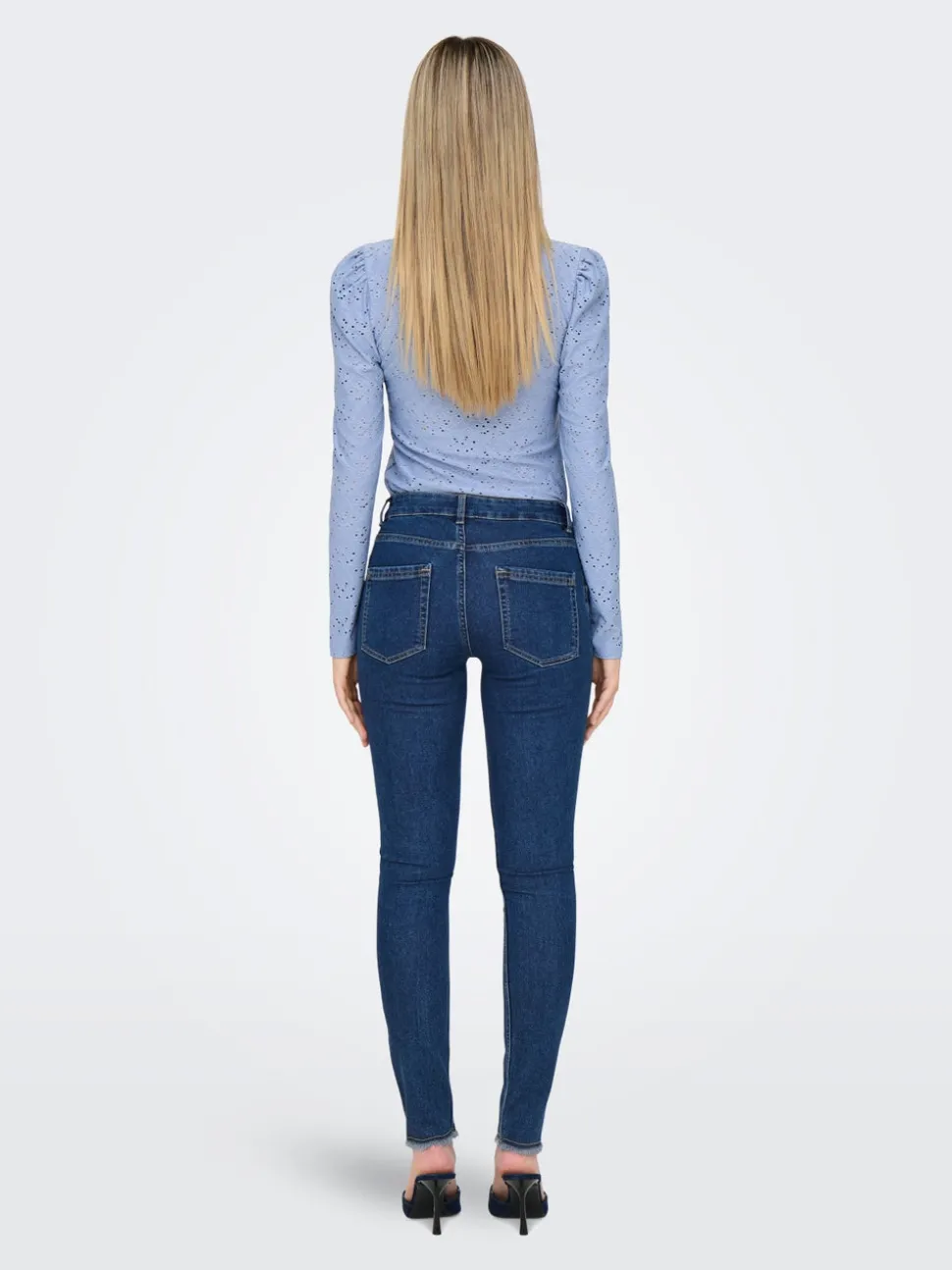 ONLHUSH Taille moyenne Skinny Fit Longueur cheville Jeans