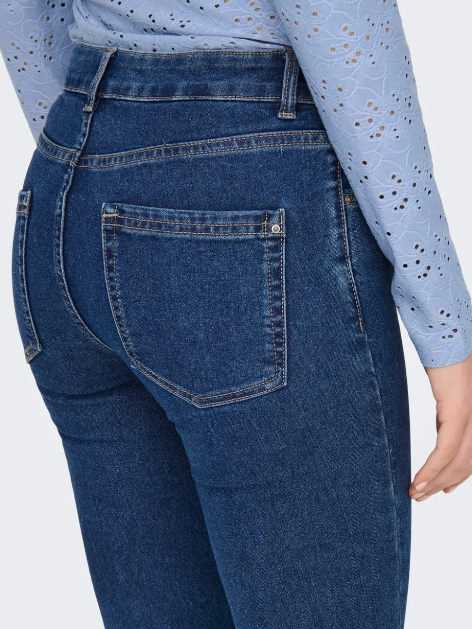 ONLHUSH Taille moyenne Skinny Fit Longueur cheville Jeans