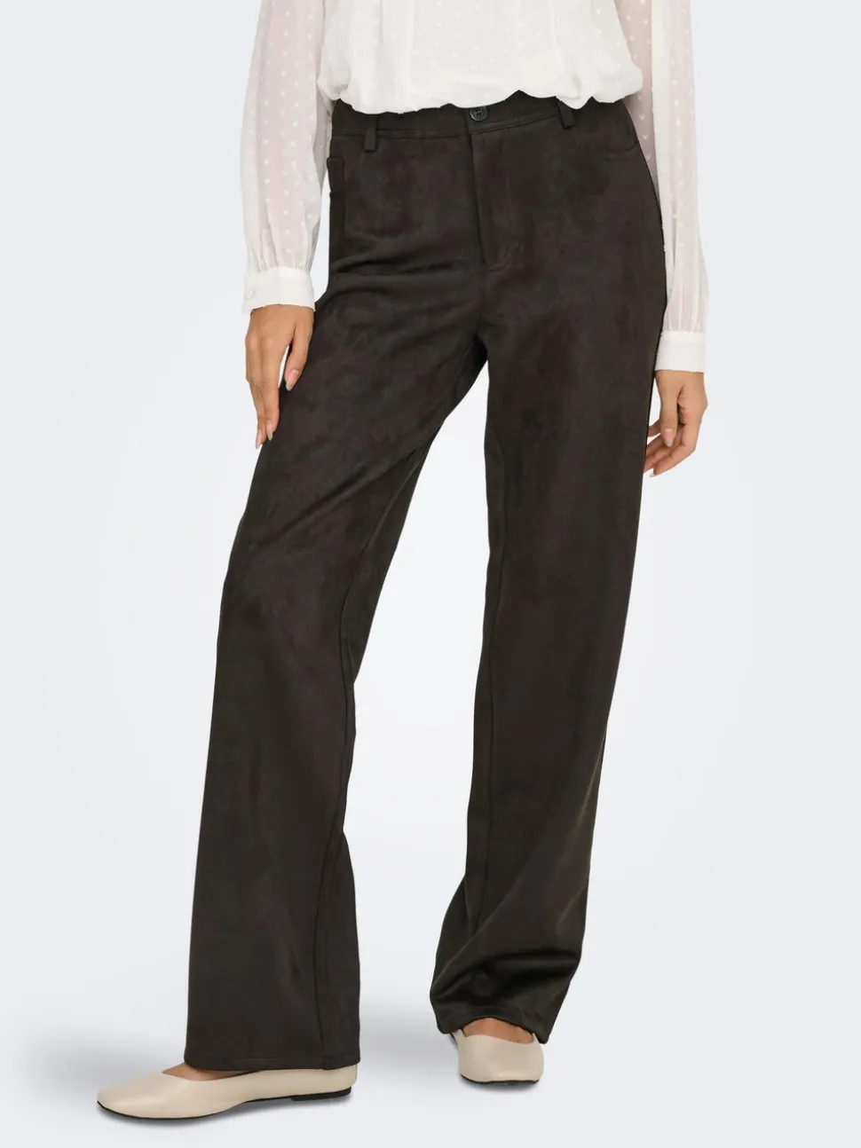 ONLINA Straight Fit Pantalon à jambe large
