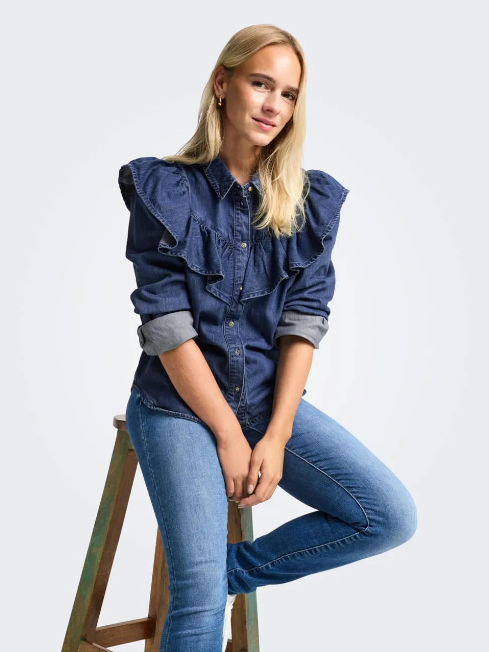 ONLINDIGO Chemise en denim