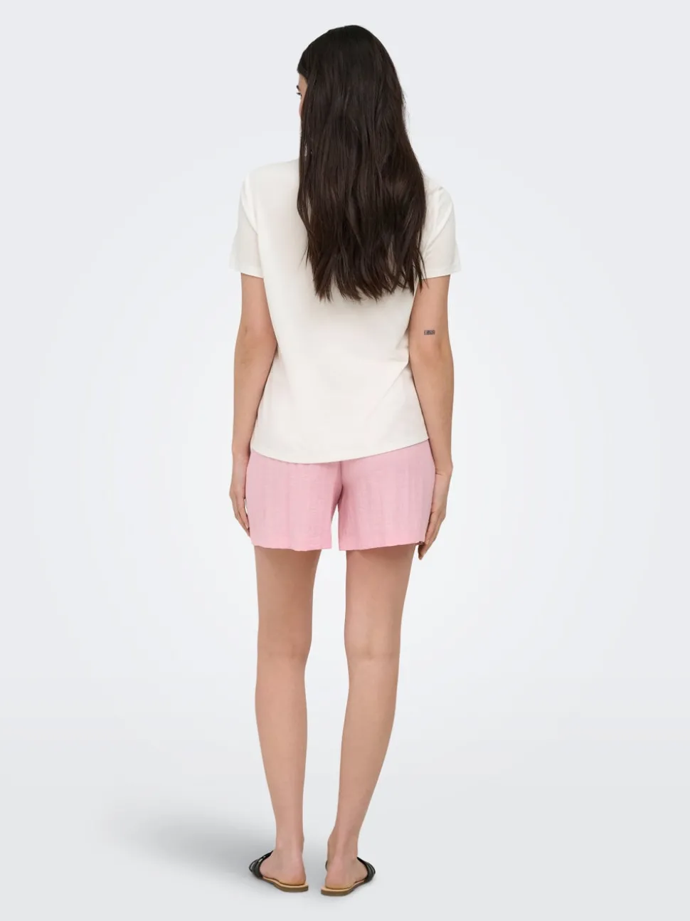 ONLITA Taille haute Regular Fit Lin Bermuda