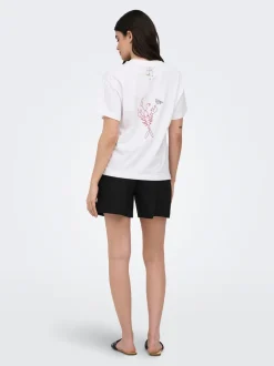 ONLITA Taille haute Regular Fit Lin Bermuda