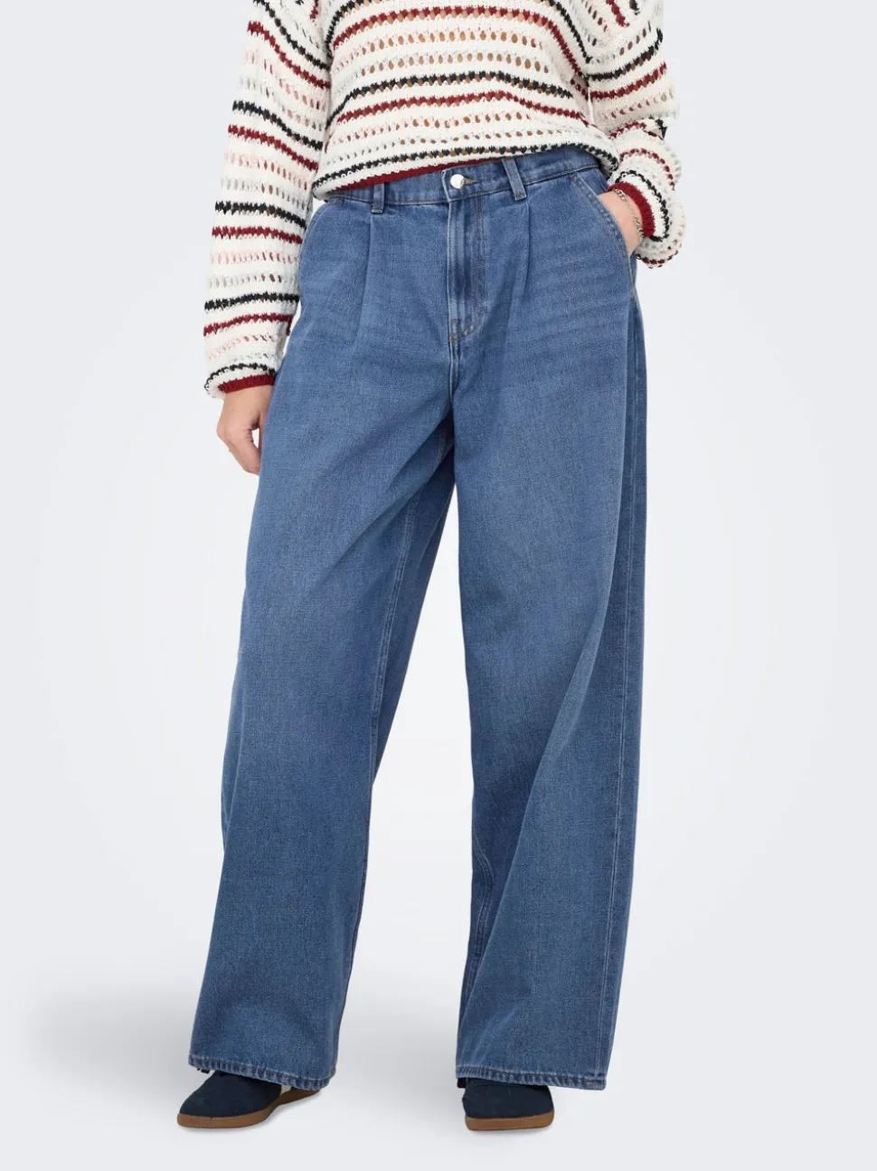 ONLIVY Taille moyenne Wide Leg Fit Jeans