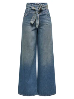 ONLJOELLE Taille haute Wide Leg Fit Jeans