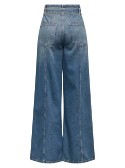 ONLJOELLE Taille haute Wide Leg Fit Jeans