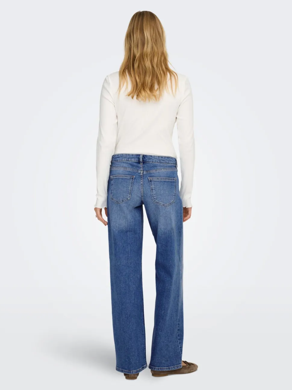 ONLJUDY-O Taille basse Straight Fit Jeans