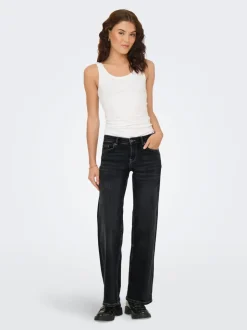 ONLJUDY-O Taille basse Straight Fit Jeans