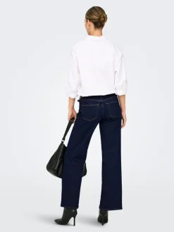 ONLJUDY-O Taille basse Wide Leg Fit Jeans
