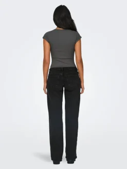 ONLJUICY Taille basse Wide Leg Fit Jeans