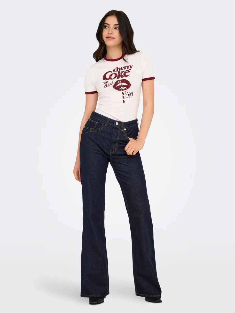 ONLJUICY Taille haute Flared Fit Jeans