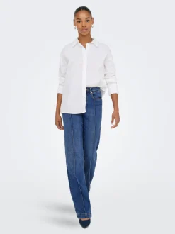 ONLJUICY Taille haute Wide Leg Fit Jeans