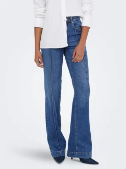 ONLJUICY Taille haute Wide Leg Fit Jeans