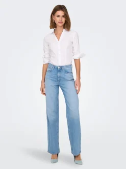 ONLJUICY Taille haute Wide Leg Fit Jeans