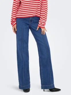 ONLJUICY Taille haute Wide Leg Fit Jeans