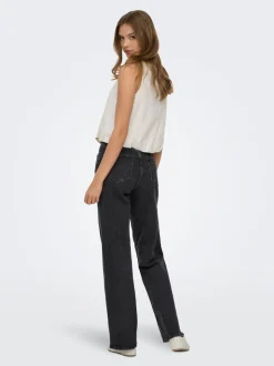 ONLJUICY Taille haute Wide Leg Fit Jeans
