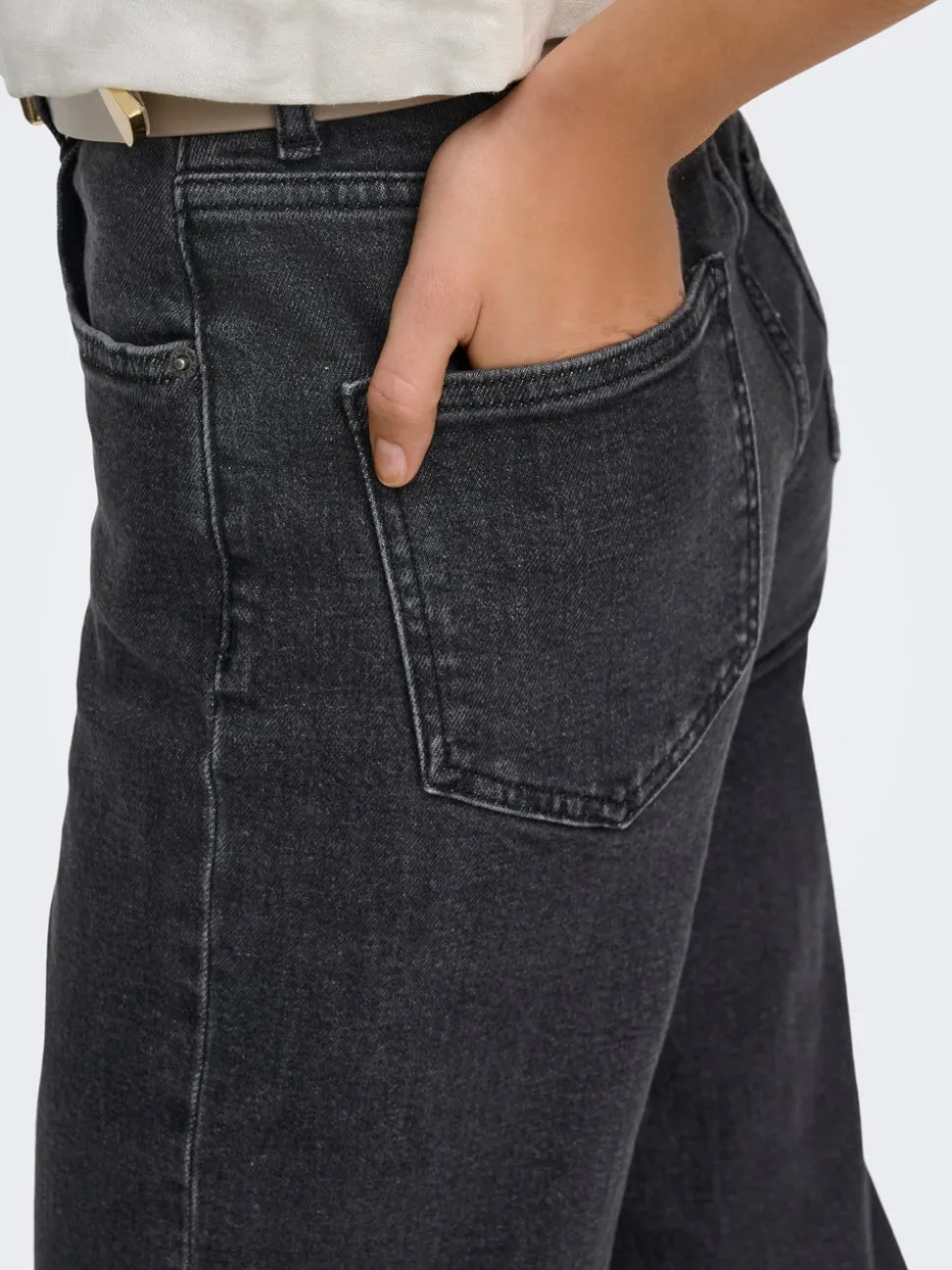 ONLJUICY Taille haute Wide Leg Fit Jeans