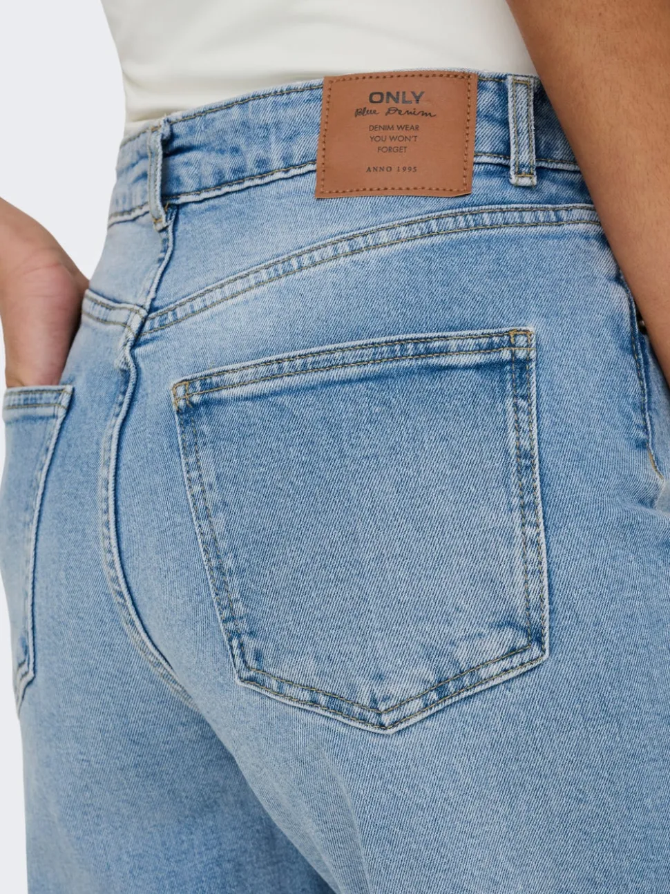 ONLJUICY Taille haute Wide Leg Fit Jeans