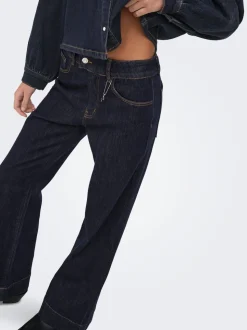 ONLJUICY Taille haute Wide Leg Fit Jeans