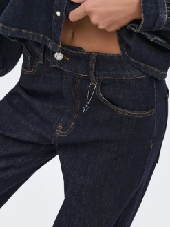 ONLJUICY Taille haute Wide Leg Fit Jeans