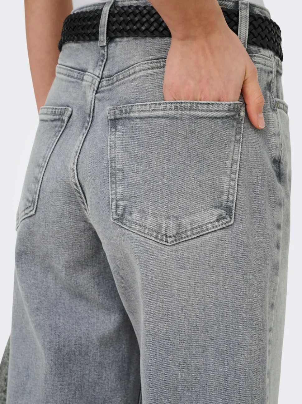 ONLJUICY Taille haute Wide Leg Fit Jeans