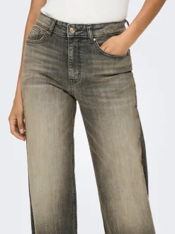 ONLJUICY Taille haute Wide Leg Fit Jeans