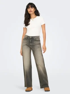 ONLJUICY Taille haute Wide Leg Fit Jeans