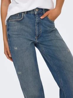 ONLJUICY Taille haute Wide Leg Fit Jeans