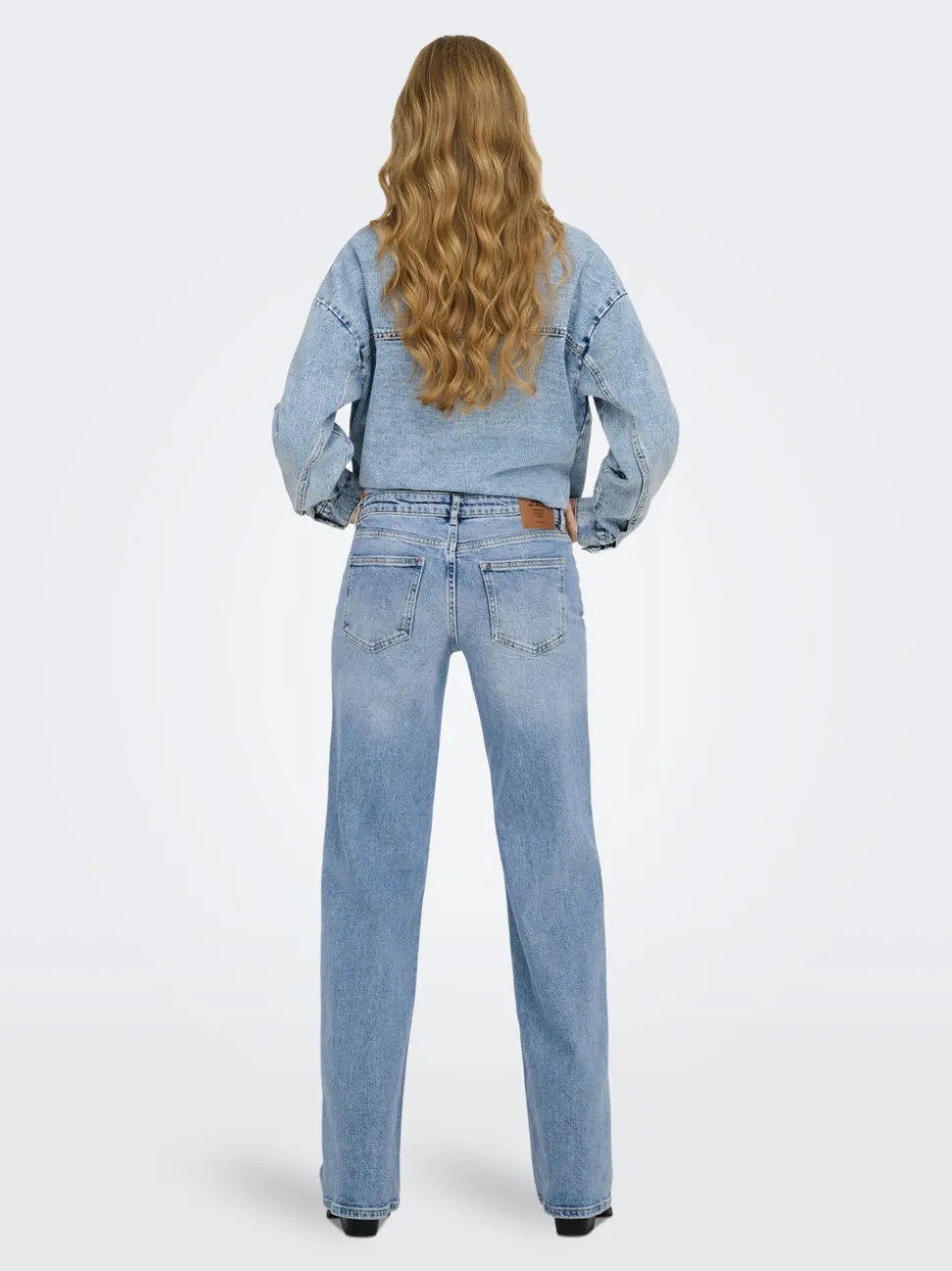 ONLJUICY Taille basse Wide Leg Fit Jeans