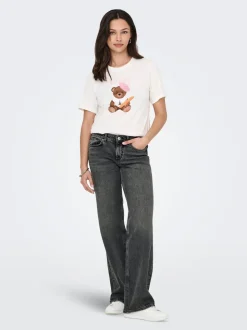 ONLJUICY Taille basse Wide Leg Fit Jeans