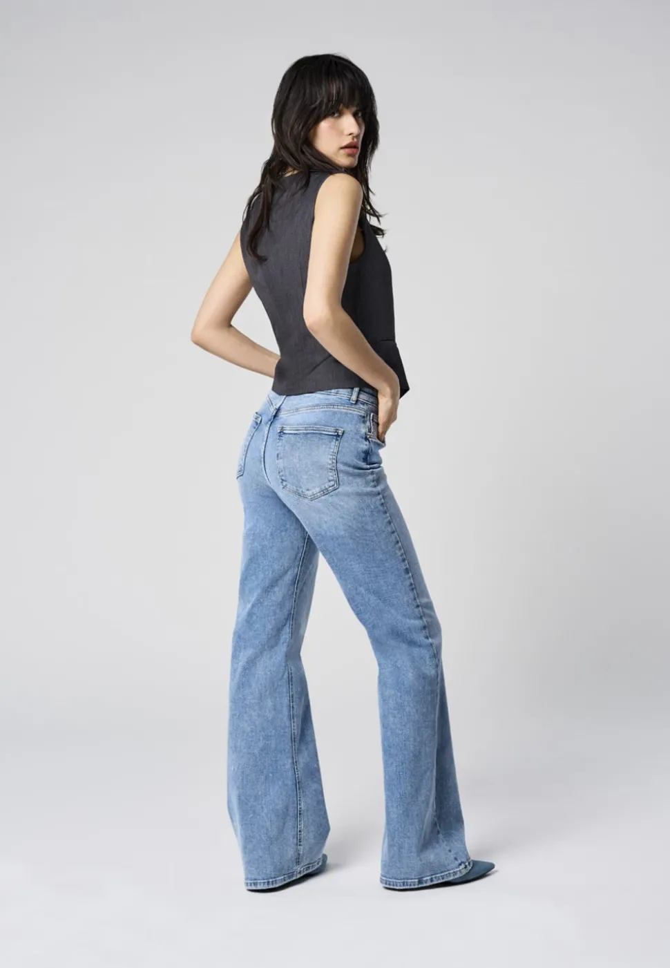 ONLJUICY Taille haute Flared Fit Jeans