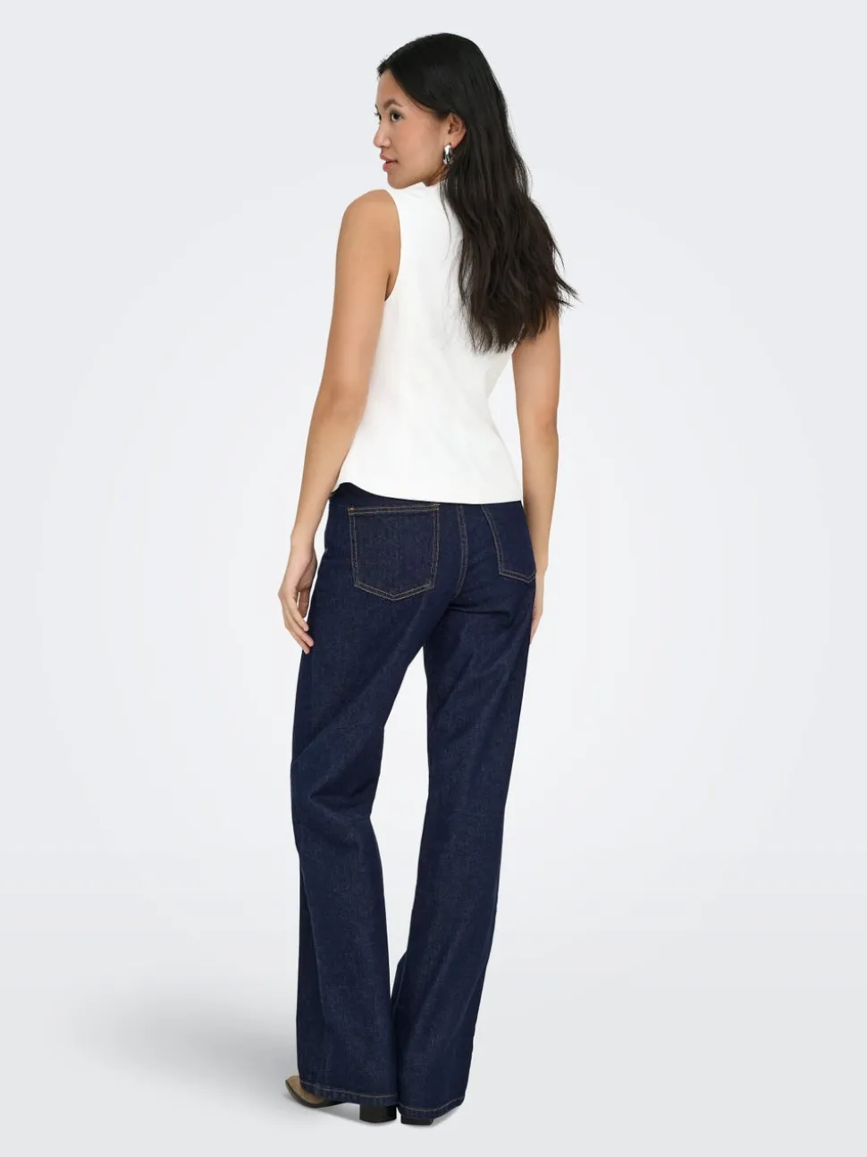 ONLJUICY Taille haute Wide Leg Fit Jeans