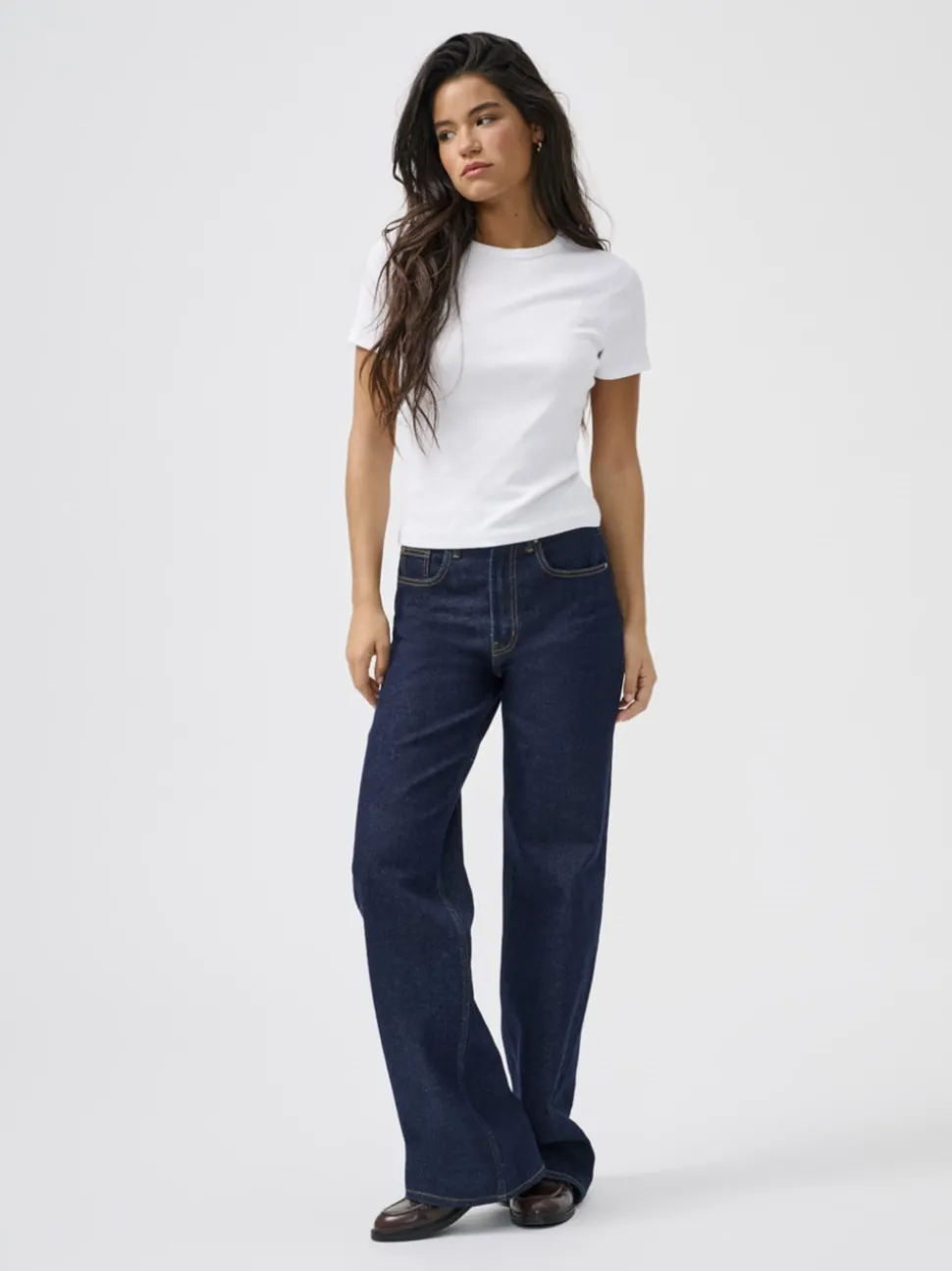 ONLJUICY Taille haute Wide Leg Fit Jeans