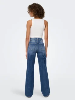 ONLJUICY Taille haute Wide Leg Fit Jeans