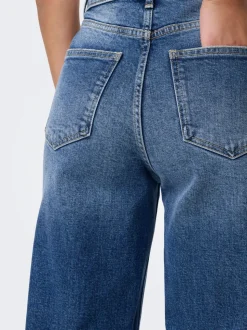 ONLJUICY Taille haute Wide Leg Fit Jeans