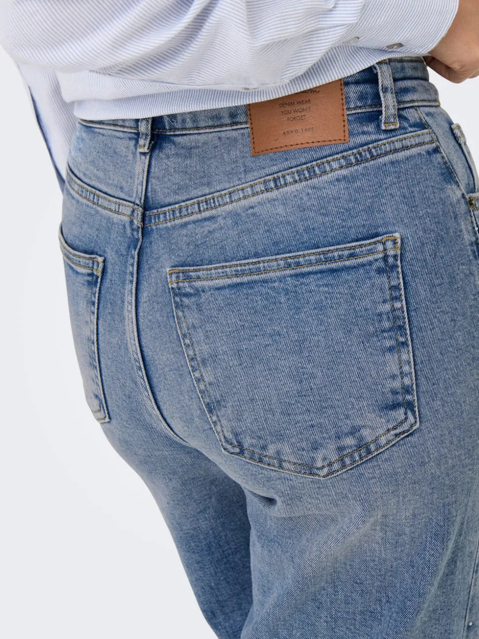 ONLJUICY Taille haute Wide Leg Fit Jeans